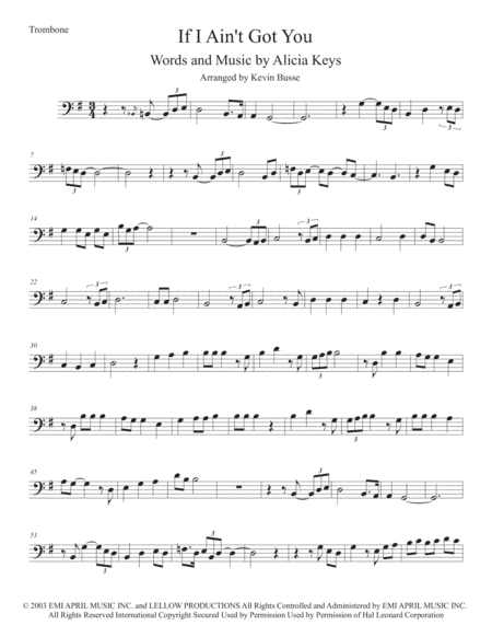 If I Ain't Got You (arr. Kevin Busse)