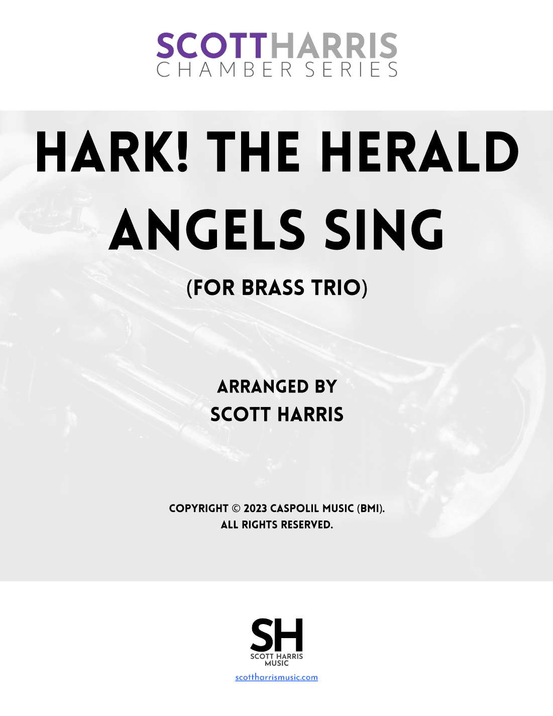 Hark! the Herald Angels Sing (for Brass Trio) (arr. Scott Harris)