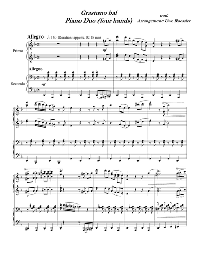 Grastuno Bal - "Dance of the horses" (arr. Uwe Roessler / Rössler / Rassler)