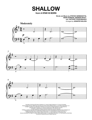 Shallow (arr. Jennifer Wilson)