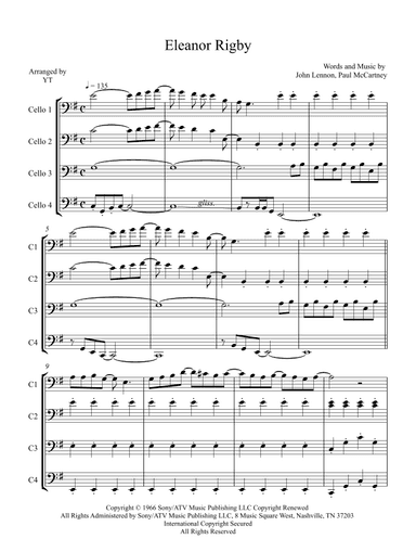 Eleanor Rigby (arr. YT)