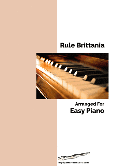 Rule Brittania arranged for easy Piano (arr. Nigel Jefferies)