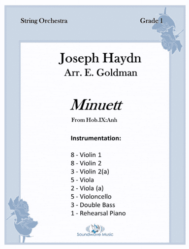 Minuett (From Hob.IX:Anh) (arr. Eugenia Goldman)