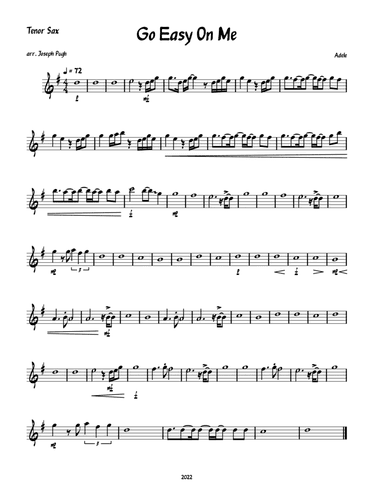 Easy On Me (arr. Joseph Pugh)