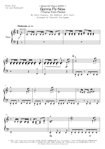 Gonna Fly Now (arr. Tsuyoshi Yoroiguma)