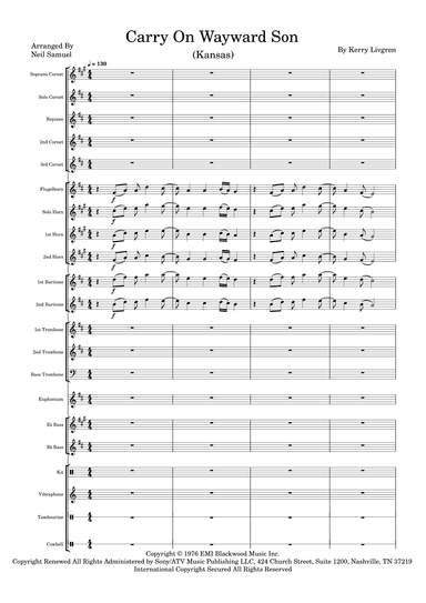 Carry On Wayward Son (arr. Neil Samuel)