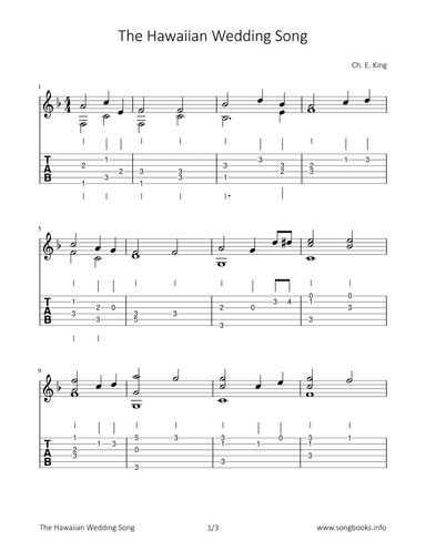 The Hawaiian Wedding Song (arr. Bettina Schipp)