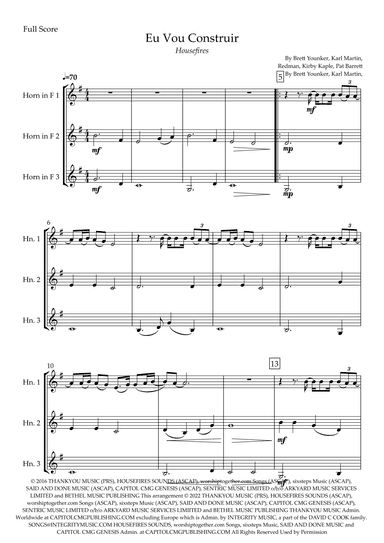 Build My Life (arr. Fabio Britto)