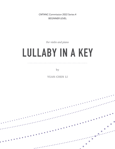 Lullaby in A Key for violin and piano