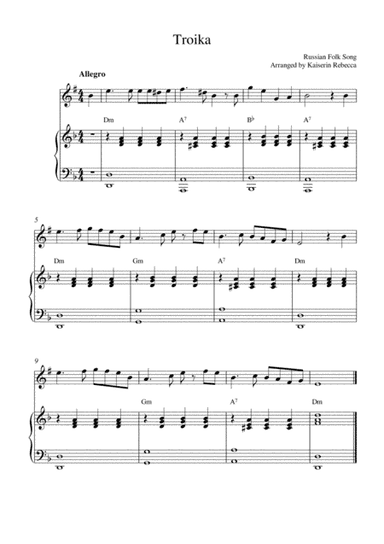 Troika (arr. Kaiserin Rebecca)