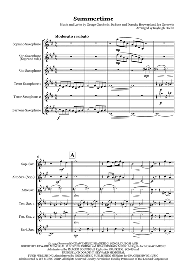 Summertime (arr. Kayleigh Huelin)