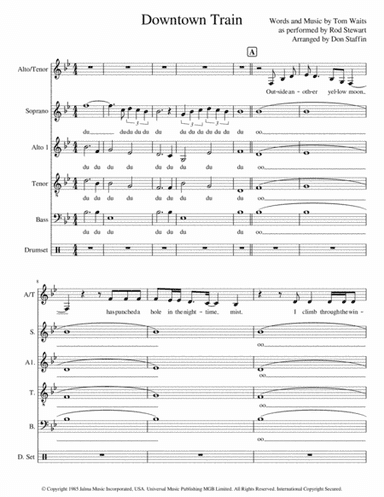 Downtown Train (arr. Don Staffin)