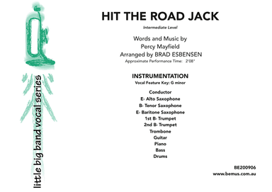 Hit The Road Jack (arr. Brad Esbensen)