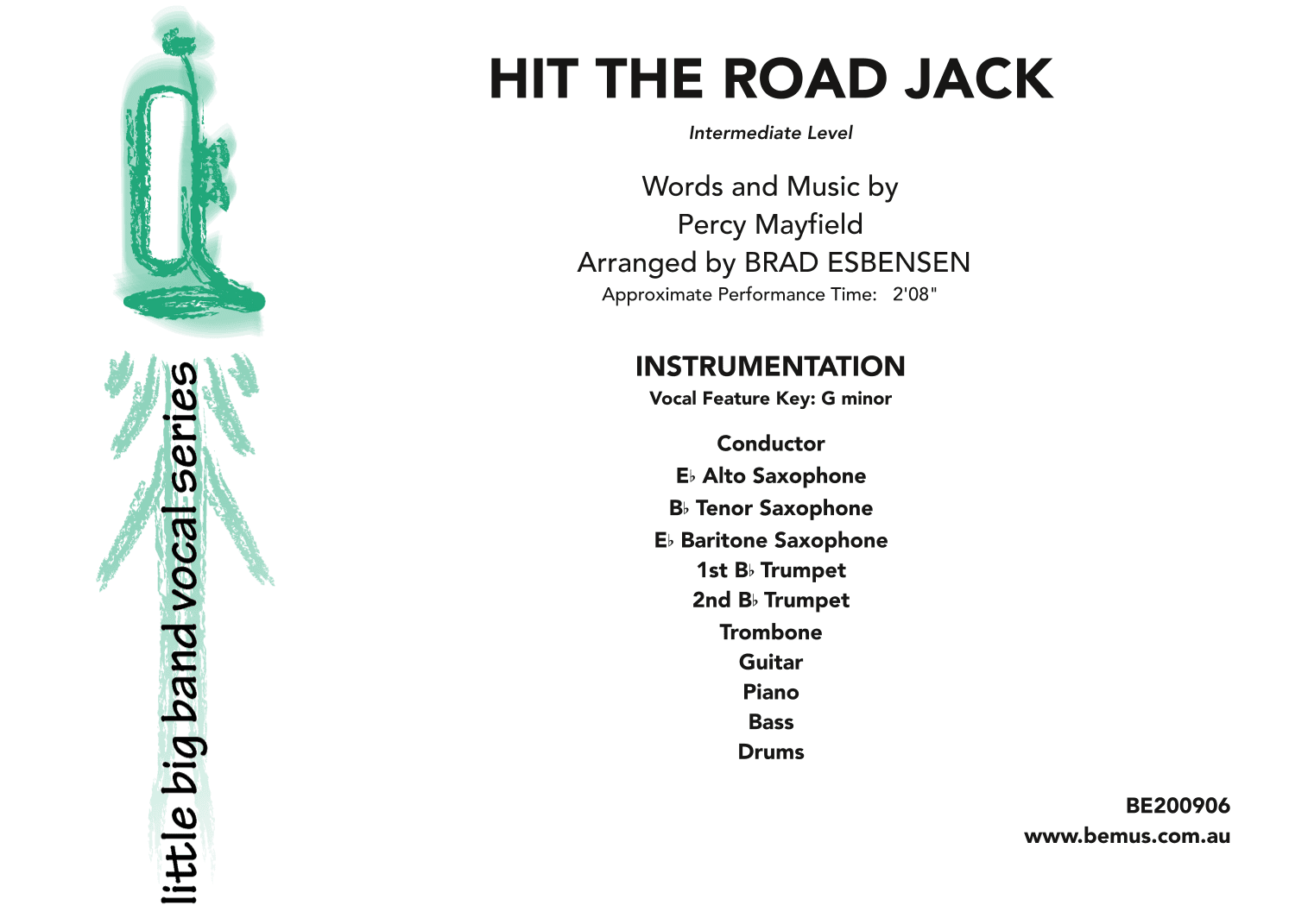 Hit The Road Jack (arr. Brad Esbensen)