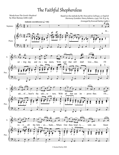 The Faithful Shepherdess (arr. Konrad Harley)