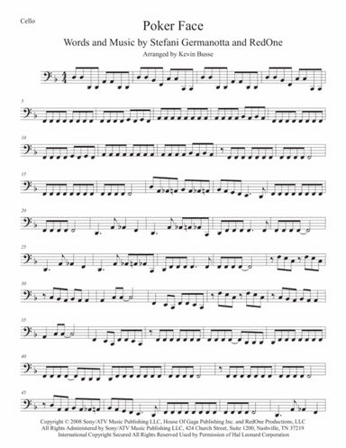 Poker Face (arr. Kevin Busse)