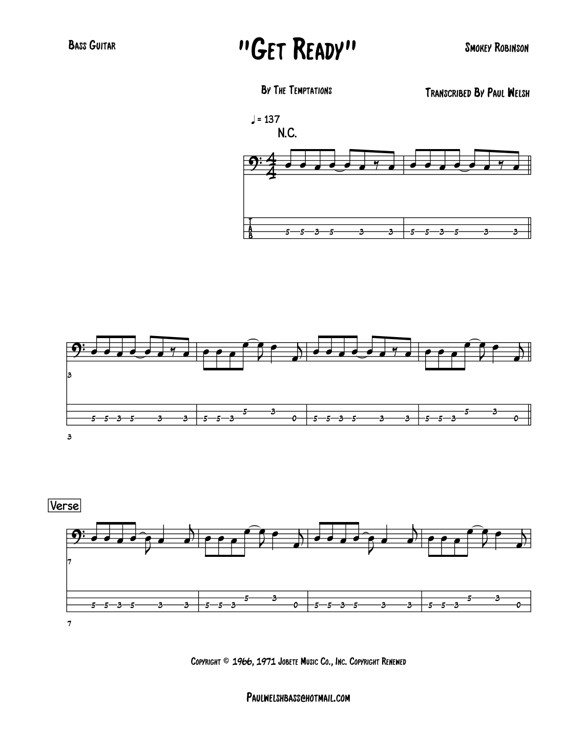 Get Ready (arr. P Welsh)