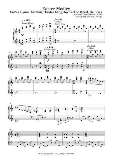 Easter Song Hear The Bells Ringing (arr. Tracey Phillips)