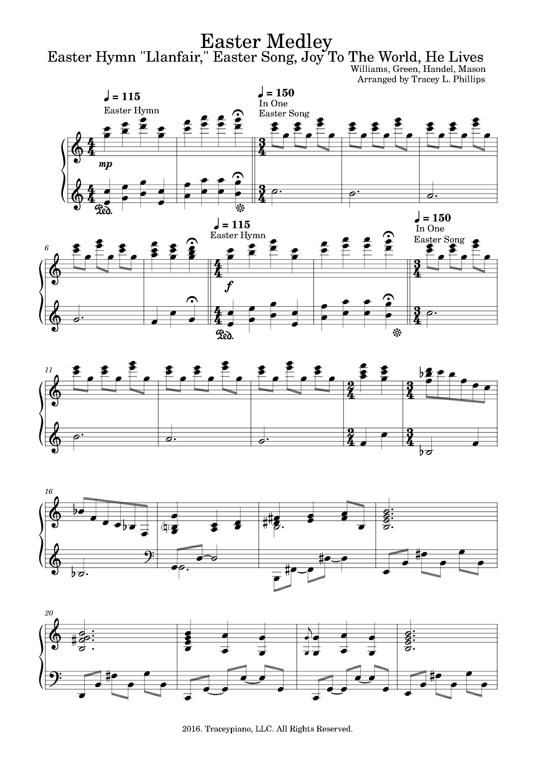 Easter Song Hear The Bells Ringing (arr. Tracey Phillips)
