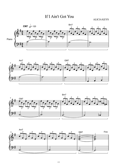 If I Ain't Got You (arr. Alicia Keys)