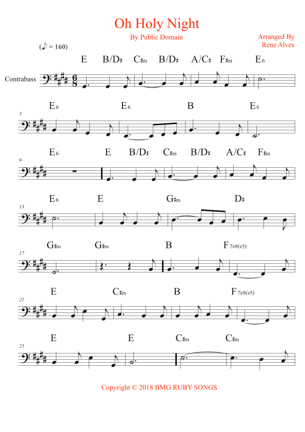 oh holy night (arr. Rene Alves)