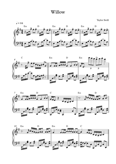 Willow (arr. Pineapplechord)