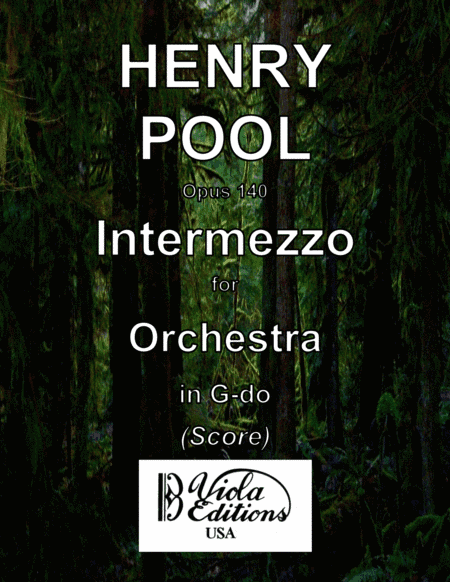 Opus 140, Intermezzo for Orchestra in G-do (Score)