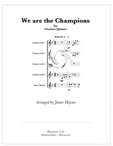 We Are The Champions (arr. James Haynor)