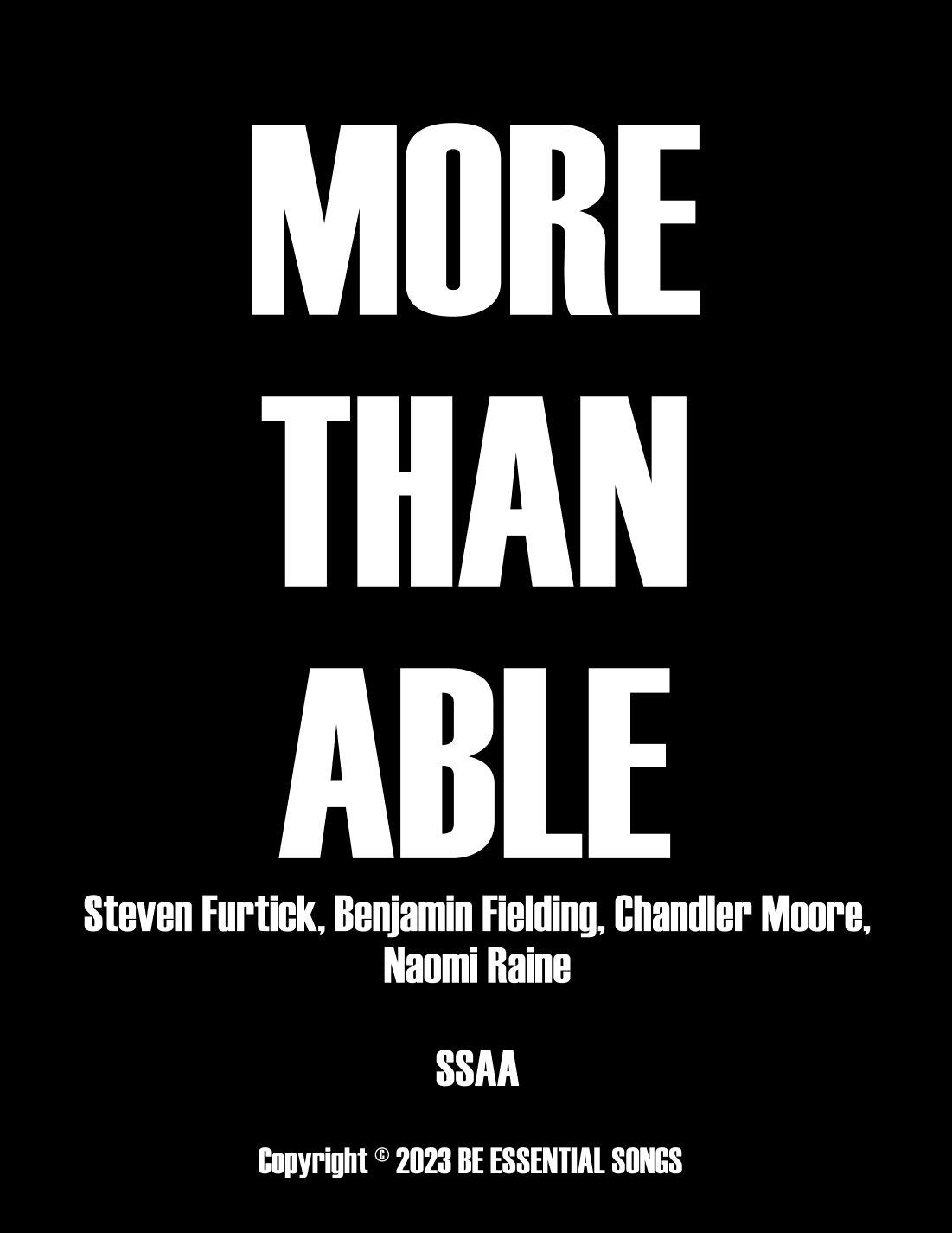 More Than Able (arr. Jeff Tincher)