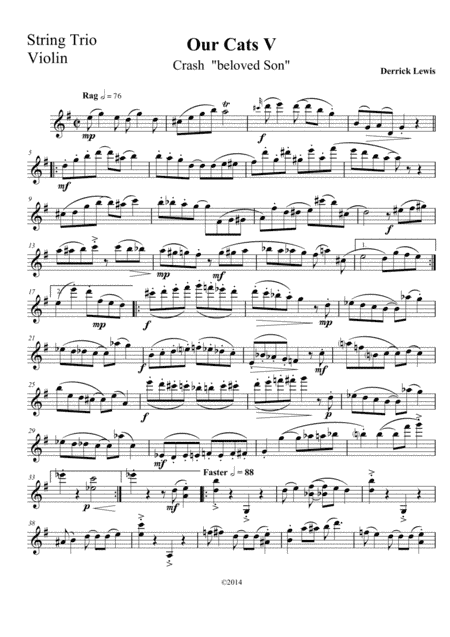 Crash Rag for String Trio