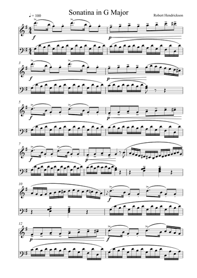 Sonatina in G Major
