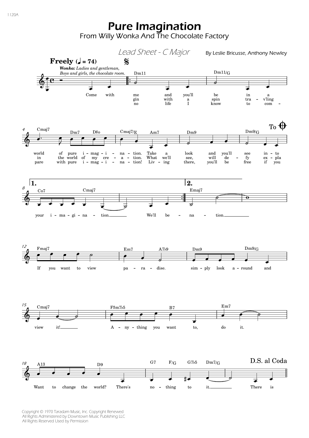 Pure Imagination (arr. César Madeira)