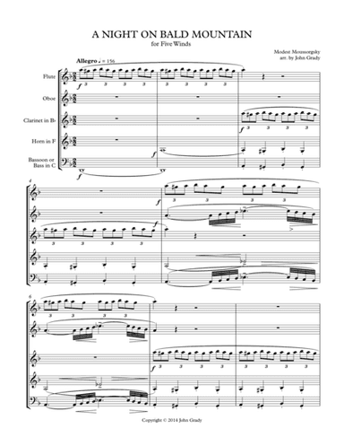 A Night on Bald Mountain (arr. John Grady)