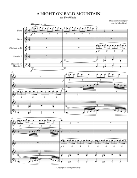 A Night on Bald Mountain (arr. John Grady)