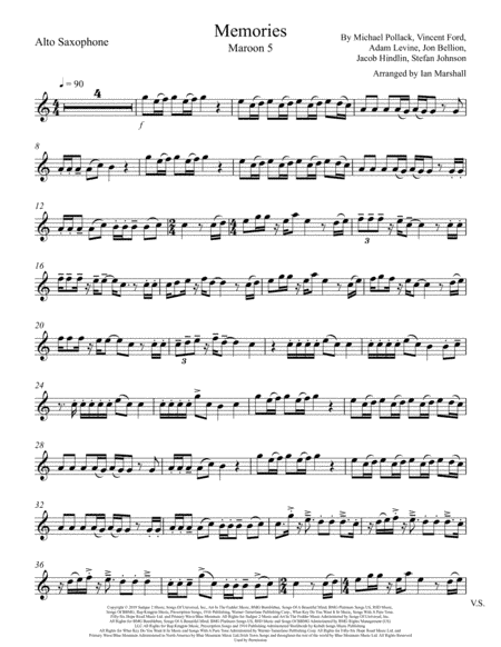 Memories (arr. Ian Marshall)
