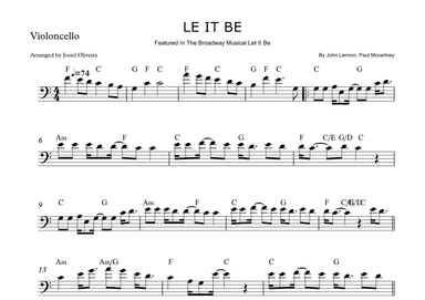 Let It Be (arr. Josiel Oliveira)