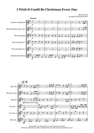I Wish It Could Be Christmas Every Day (arr. Kayleigh Huelin)