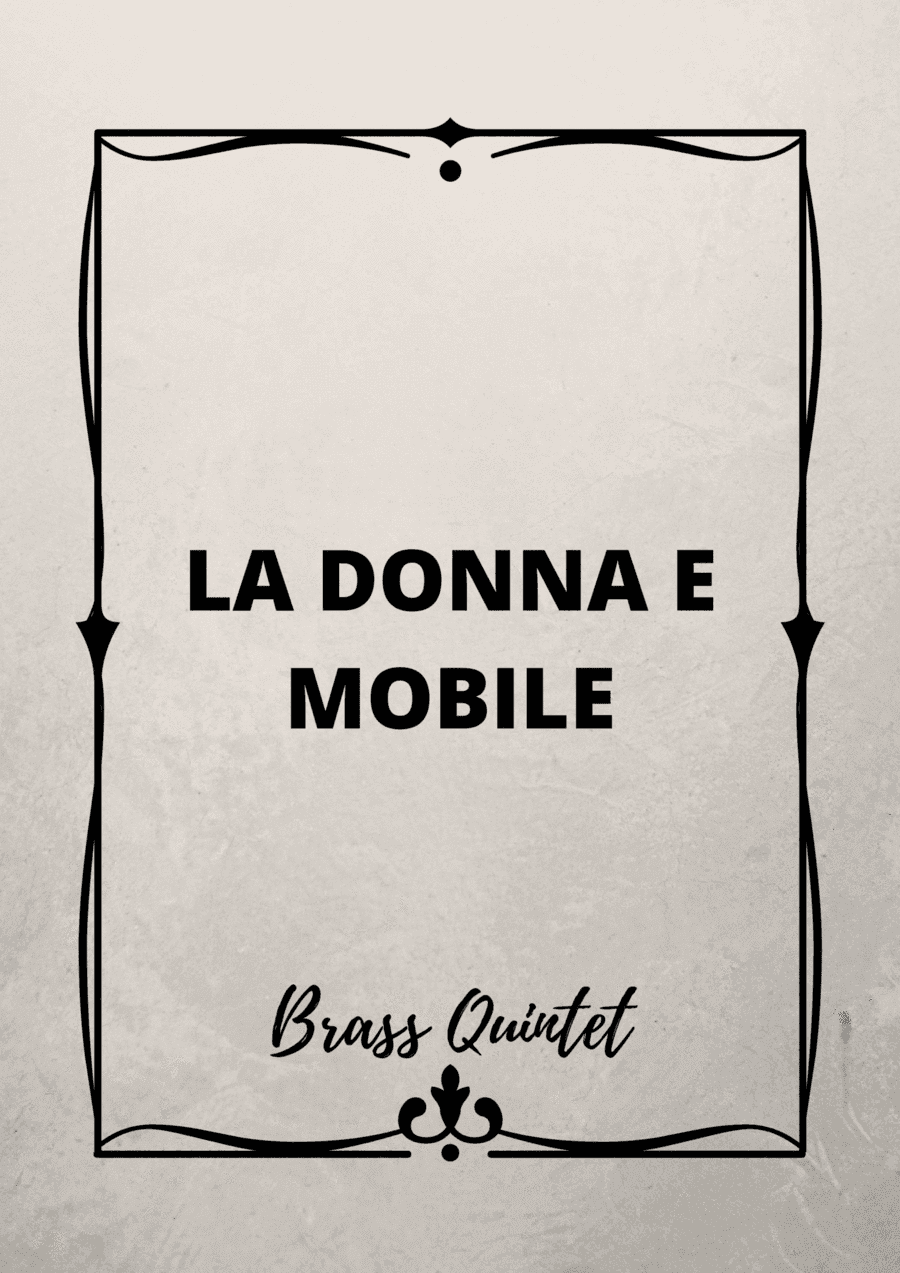 La Donna_Euphonium Solo_Brass Sextet (arr. Arnold Lulichi)