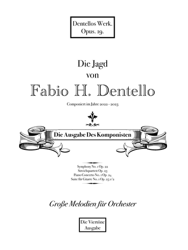 Die Jagd Ouvertüre Op. 19