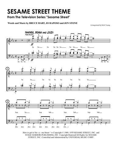 Sesame Street Theme (arr. Kirk Young)