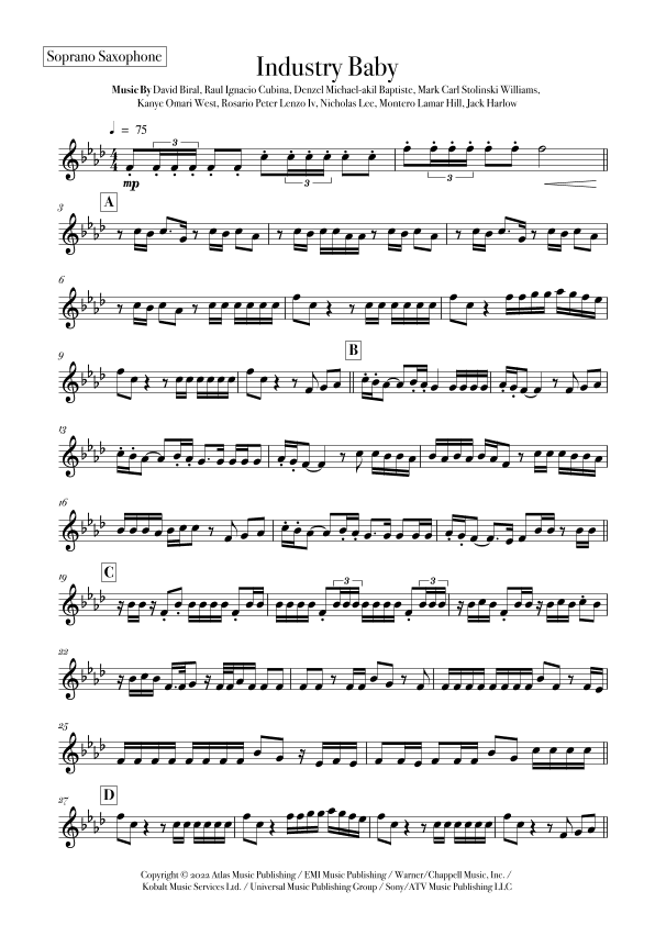 Industry Baby (arr. Rodrigo Nascimento)