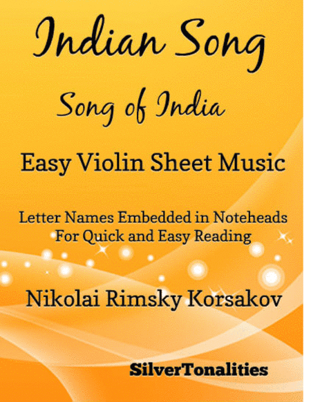Indian Song Song of India Easy Violin Sheet Music (arr. SilverTonalities)