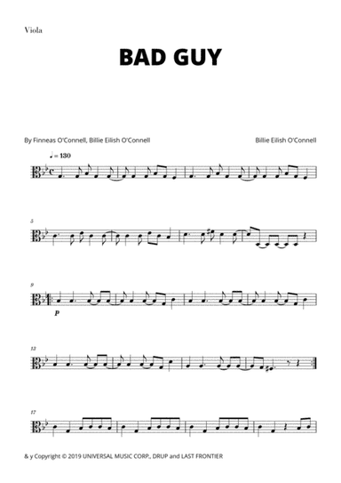Bad Guy (arr. Cadenza Editions)
