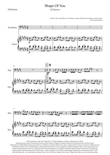 Shape Of You (arr. Fernando Britto)