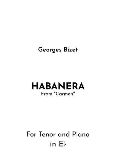Habanera (arr. Jireh J.)