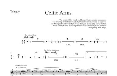 Celtic Arms - Triangle part (arr. Nick Raspa)