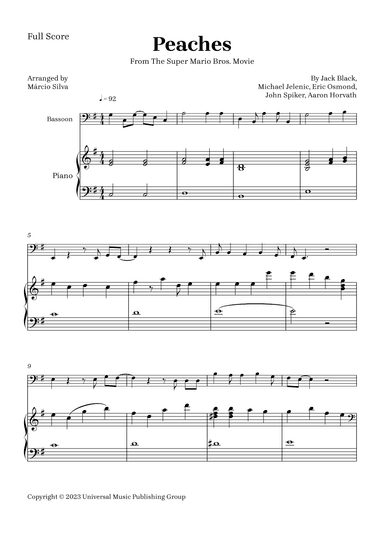 Peaches (arr. Márcio Silva)