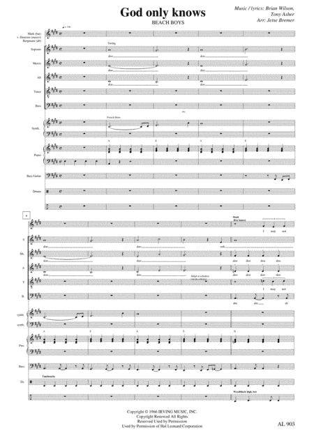God Only Knows (arr. Jetse Bremer)