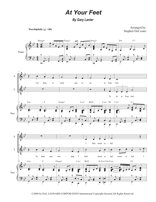 At Your Feet (arr. Stephen DeCesare)