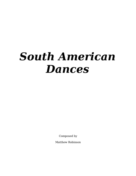 South American Dances